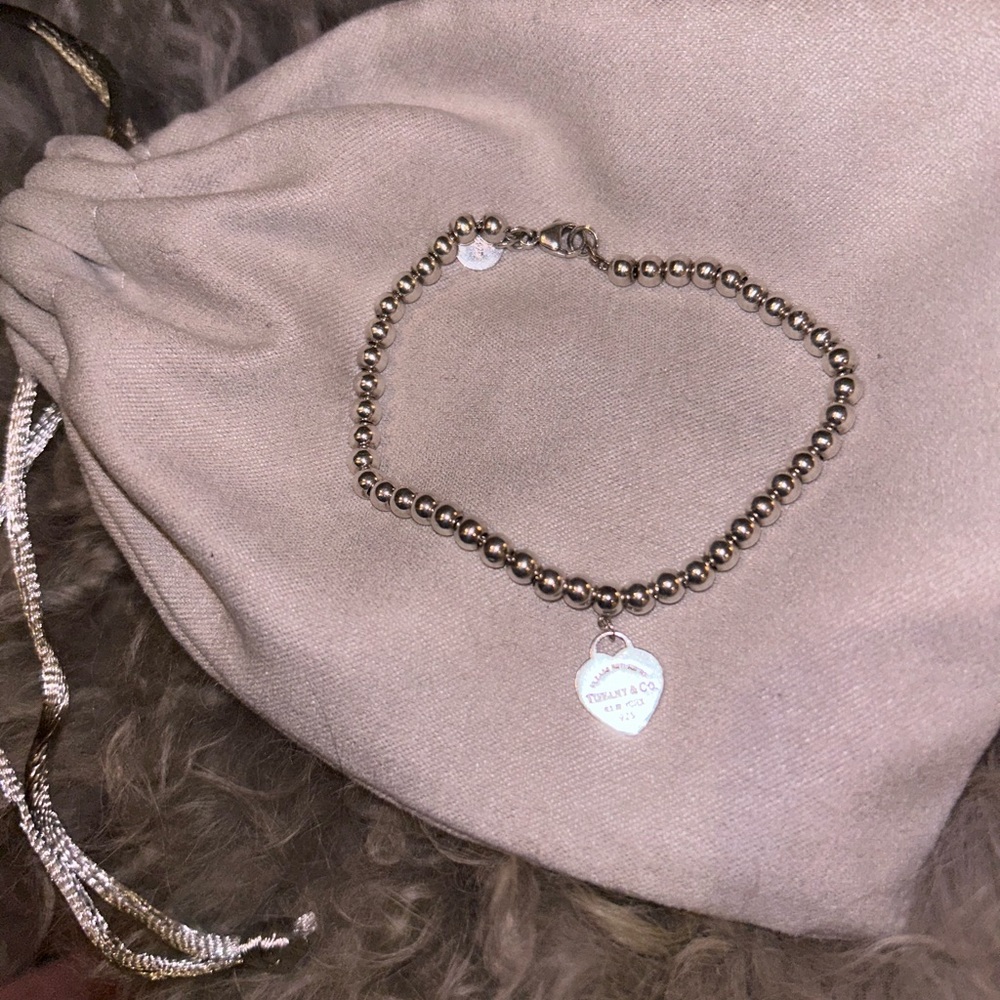 Authentic Tiffany and Co bead bracelet